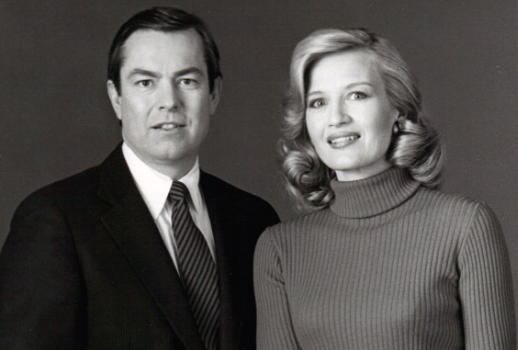 Bill Kurtis and Diane Sawyer (1982)