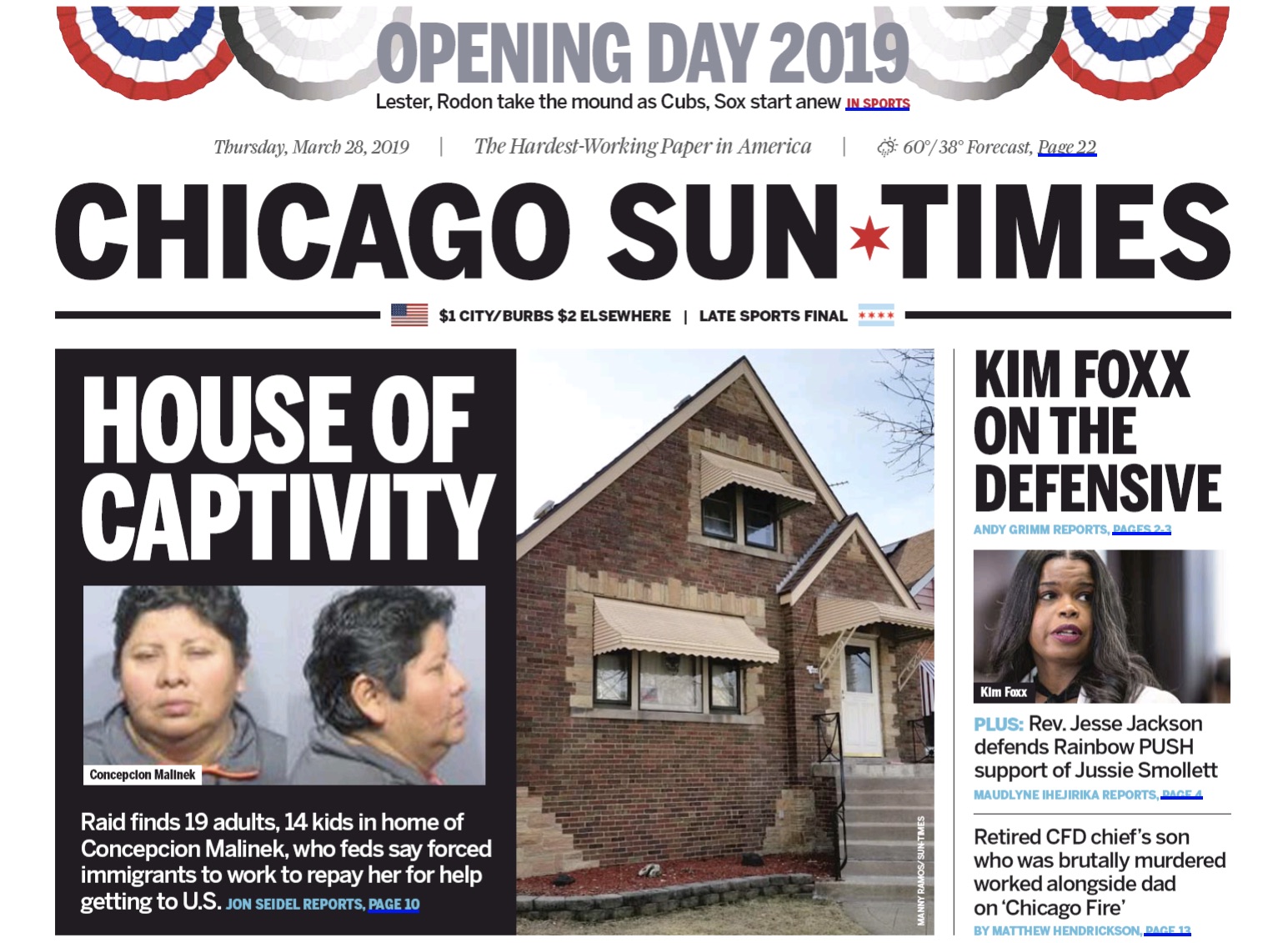 Chicago Sun Times March 28 Robert Feder